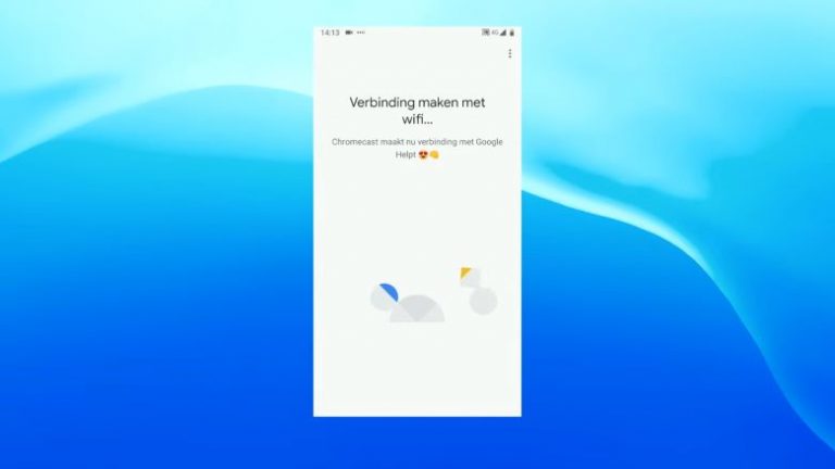 Chromecast verbinden met wifi