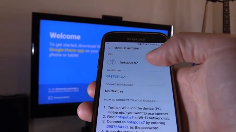 Chromecast zonder wifi gebruiken hotspot